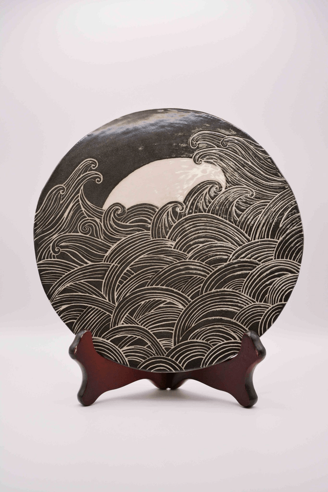 Dessous de plat vagues