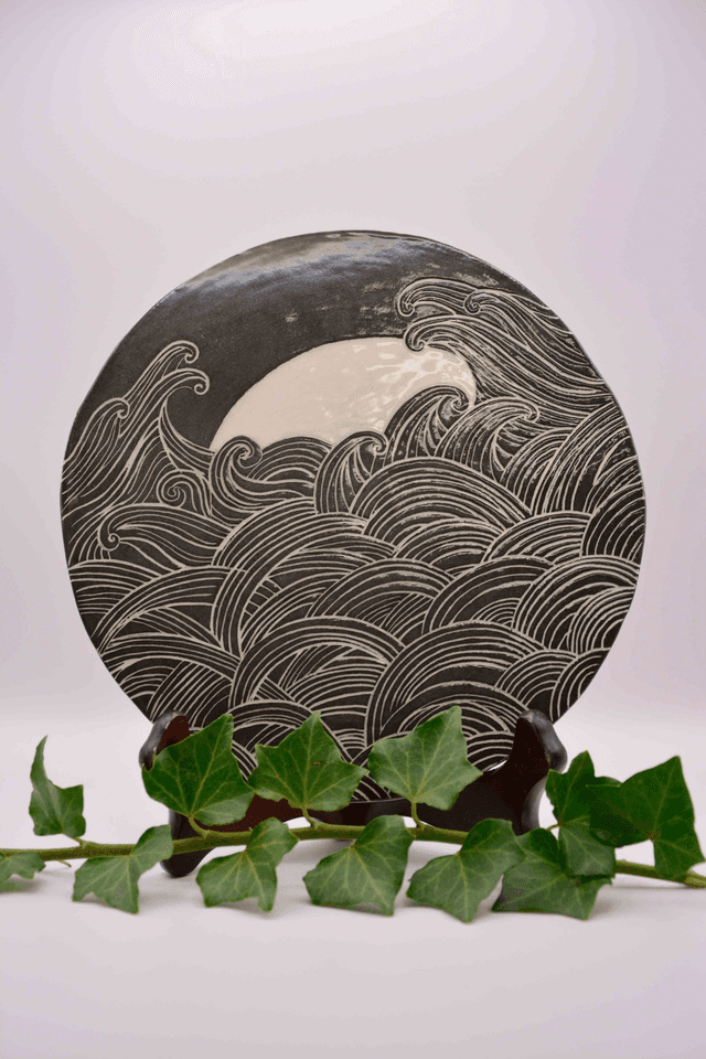 Dessous de plat vagues